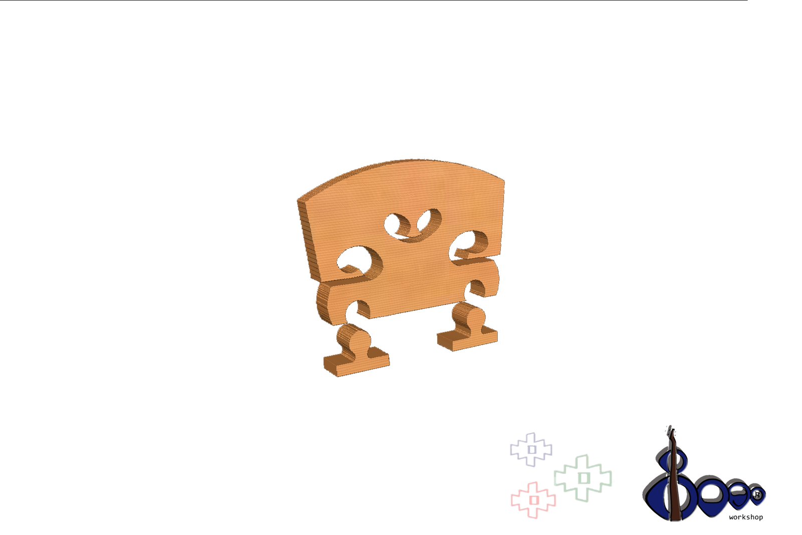 Violin Bridge Adjustable Model – All Sizes | dr G precision setup 3 Violin bridge 1/4 Adjustable model