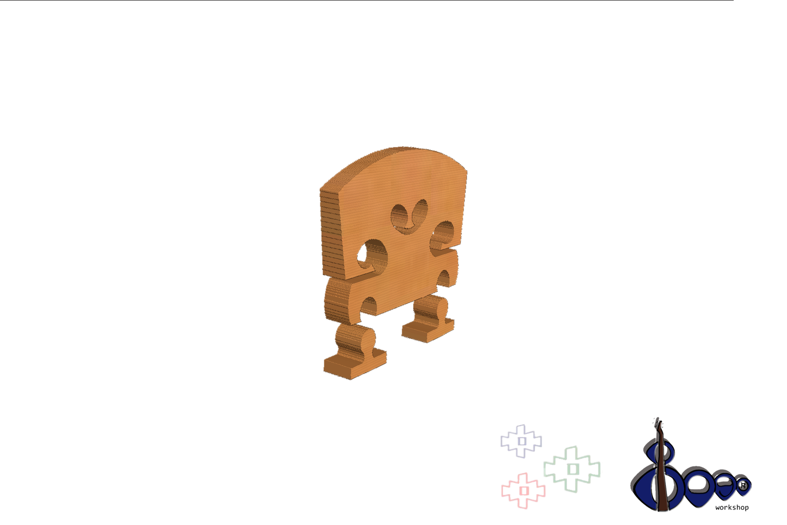 Violin Bridge Adjustable Model – All Sizes | dr G precision setup 7 adjustable violin bridge 1/4