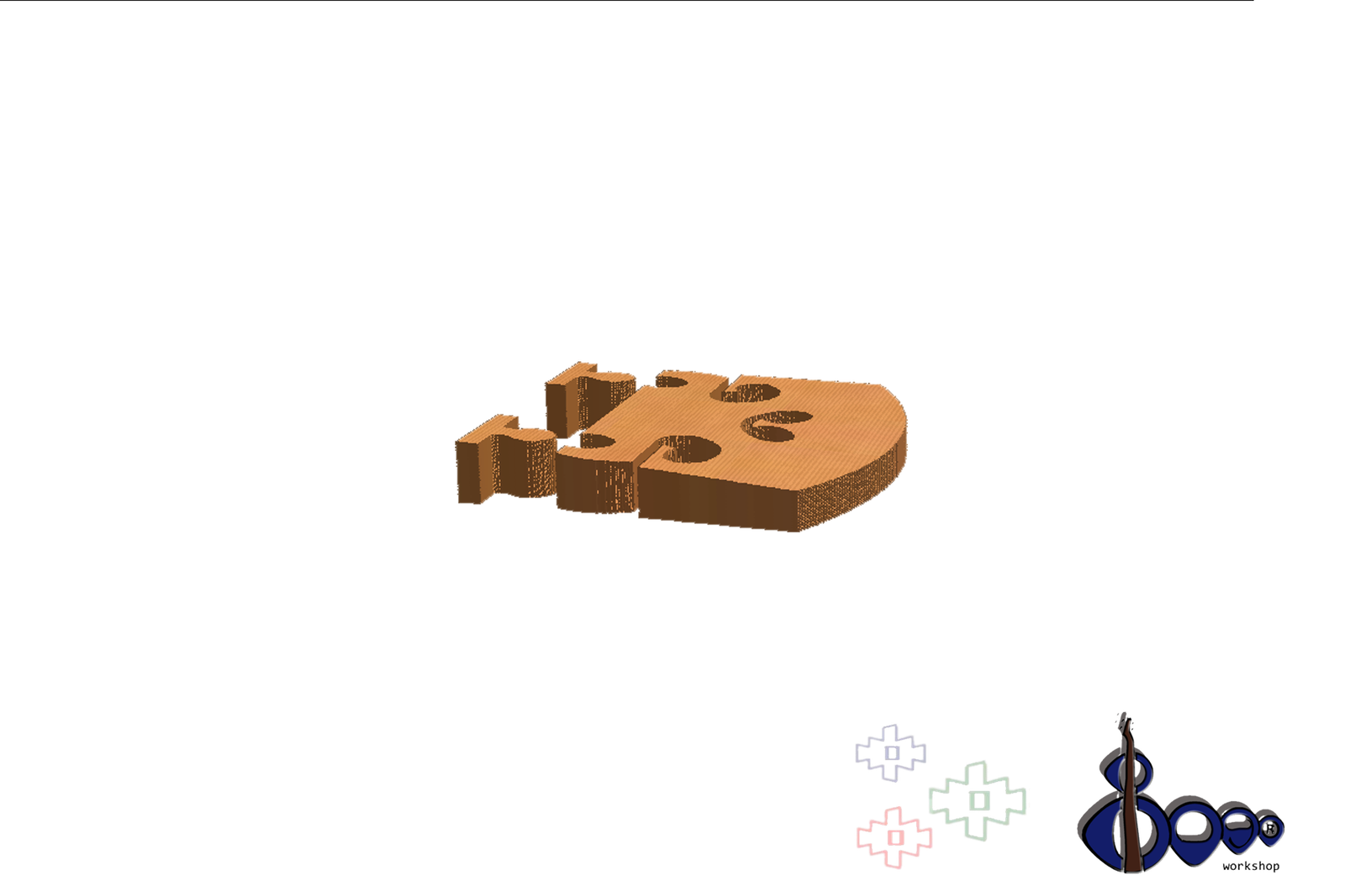 Violin Bridge Adjustable Model dr G Maple all sizes with height screws