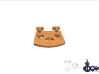 4/4 adjustable violin bridge