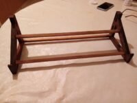 handcrafted behringer pro stand wooden rack