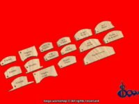 Bridge/ Fingerboard Template set for violin, viola, cello and double bass