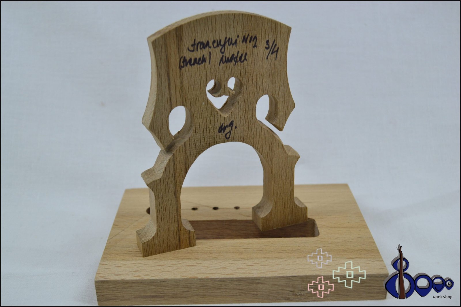 French Cello Bridge Full Size Model 2