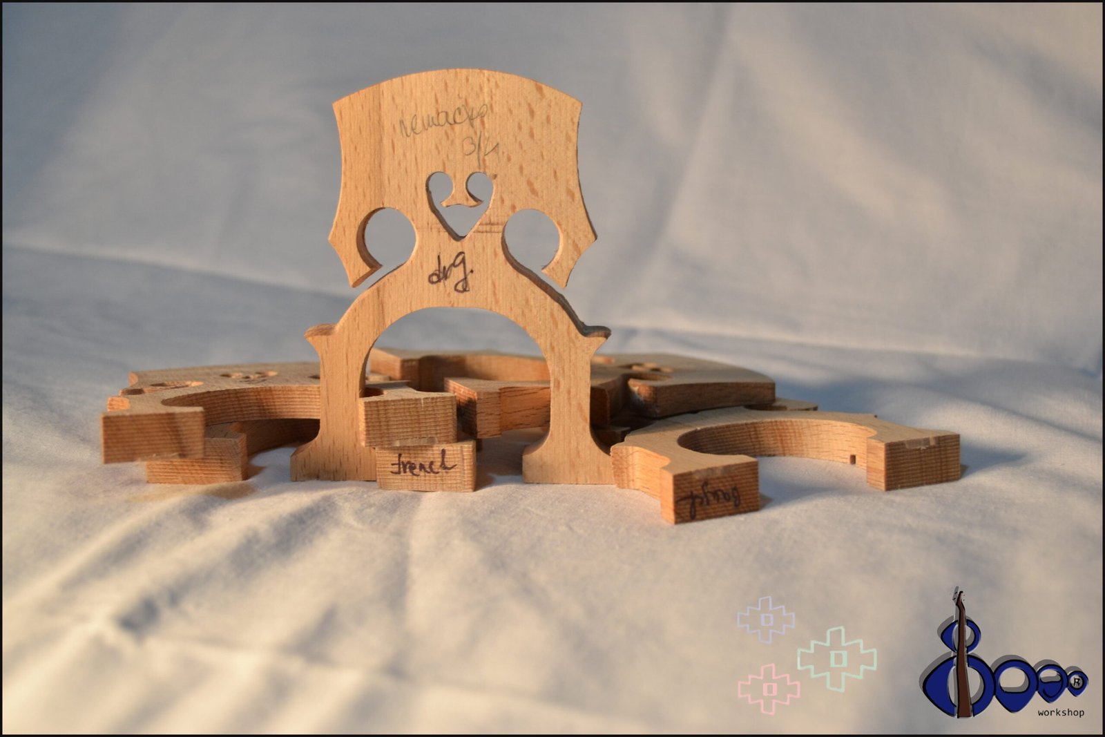 German Cello Bridge Full Size