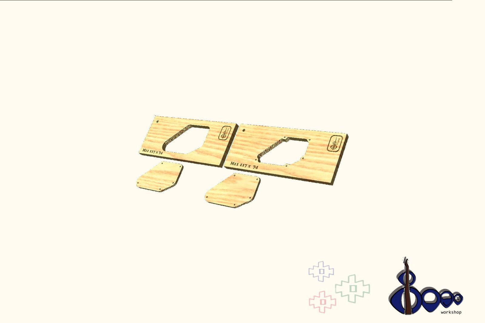 Control Cavity Routing Set (M-36/11.7 x 7.40)