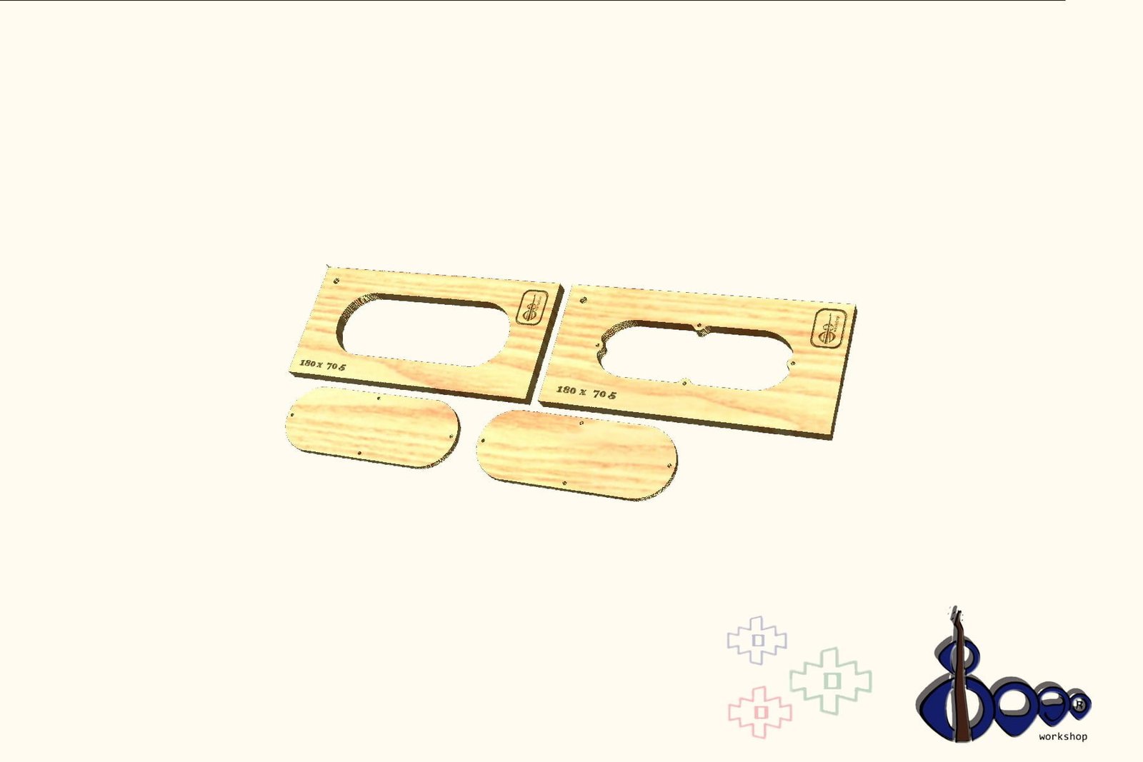 Control Cavity Routing Set (M-40/18.0 x 7.05)