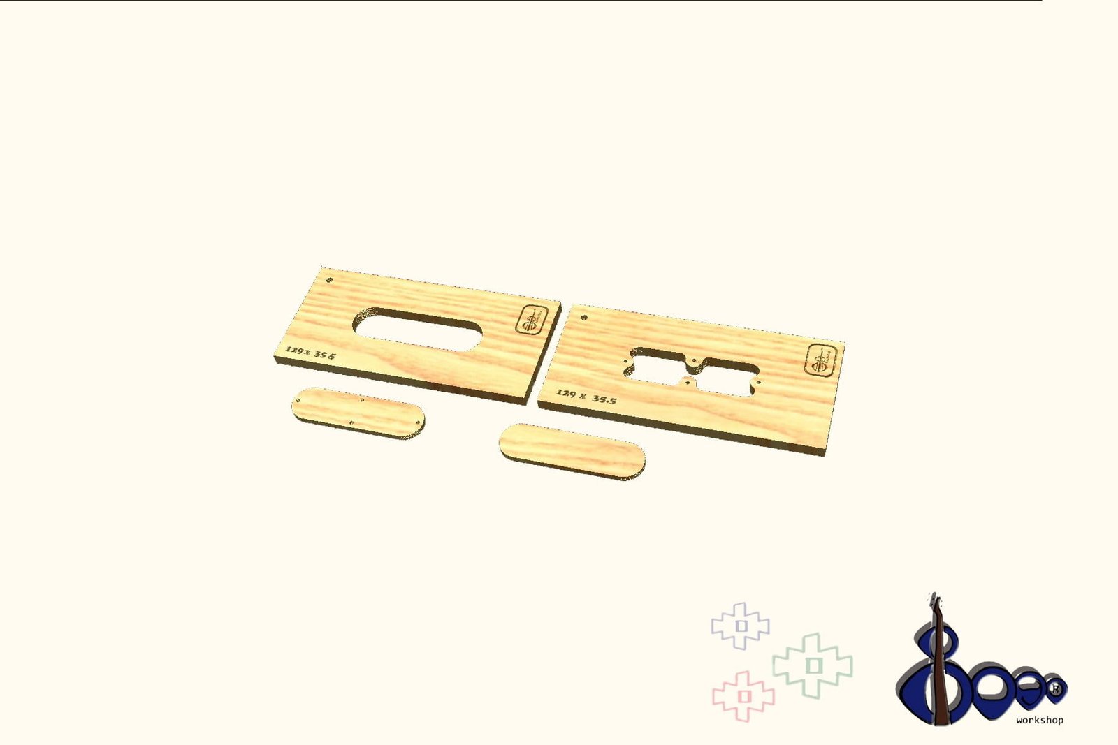 Control Cavity Routing Set (M-44/12.9 x 3.55)