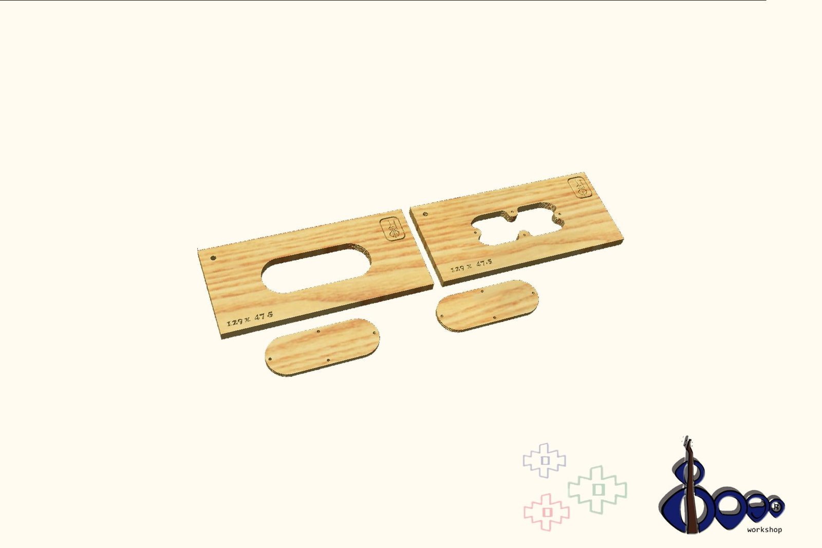 Control Cavity Routing Set (M-45/12.9 x 4.75)