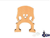 Double bass 1/2 bridge German REP model