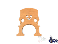 Double bass 1/2 bridge Tourte model