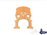 Double bass 1/2 bridge Vienna model