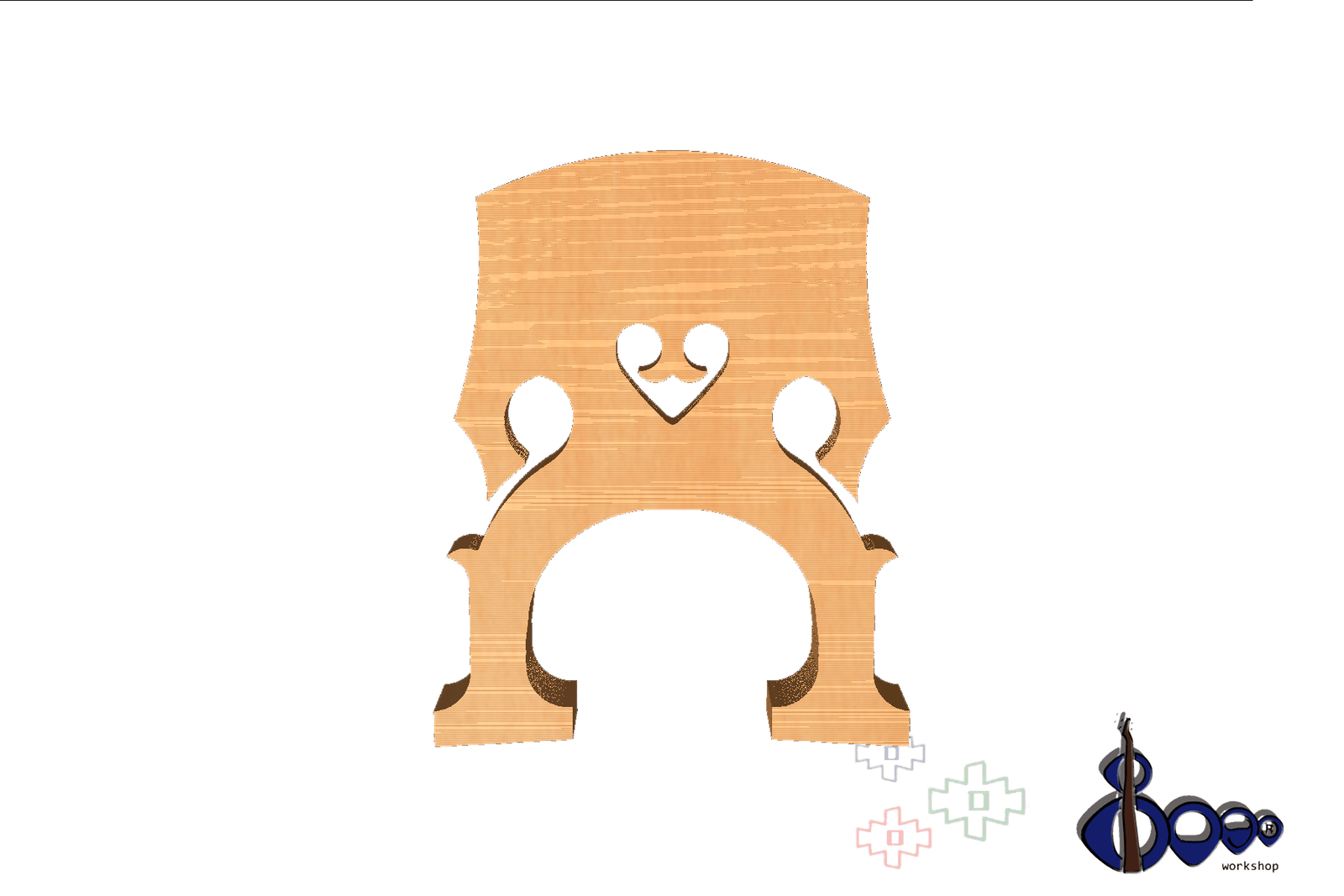 Double bass 1/4 bridge French 1 model