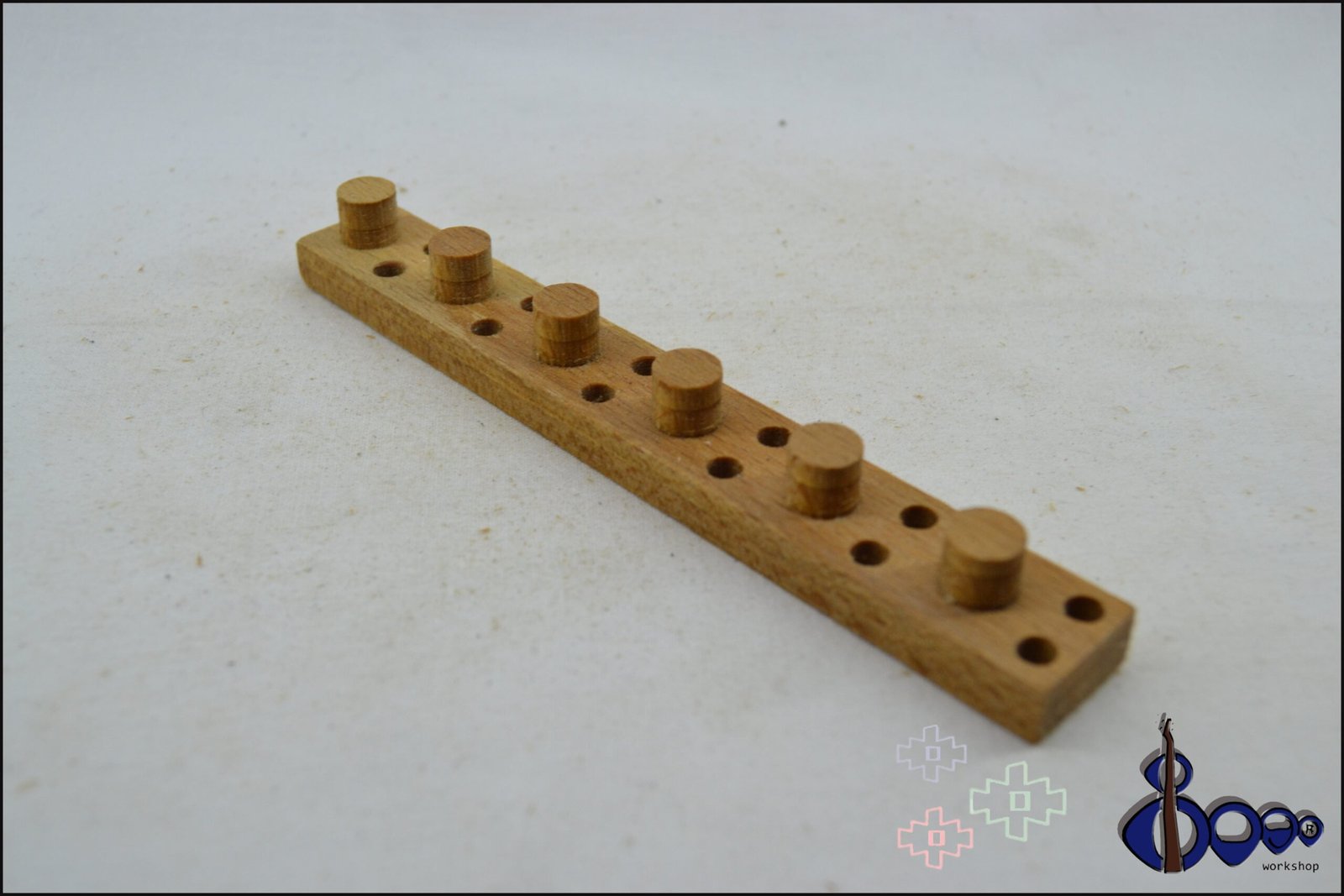 Fender American Standard tuners screws drilling template