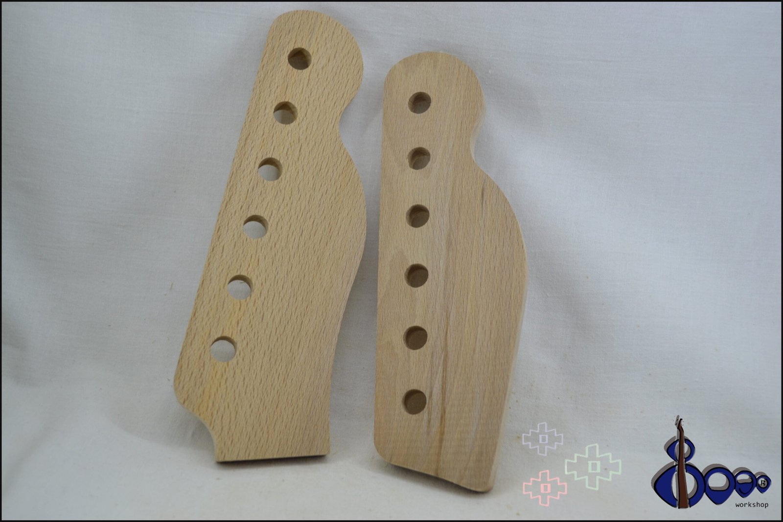 Fender headstock routing template (M-14/20) 5 Fender headstock Routing Template Set (M-20/20)