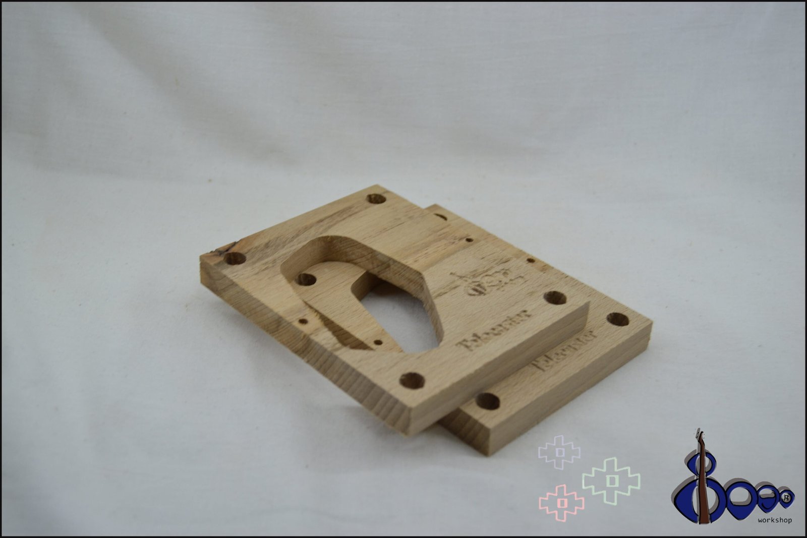 Fender Telecaster neck pickup routing template