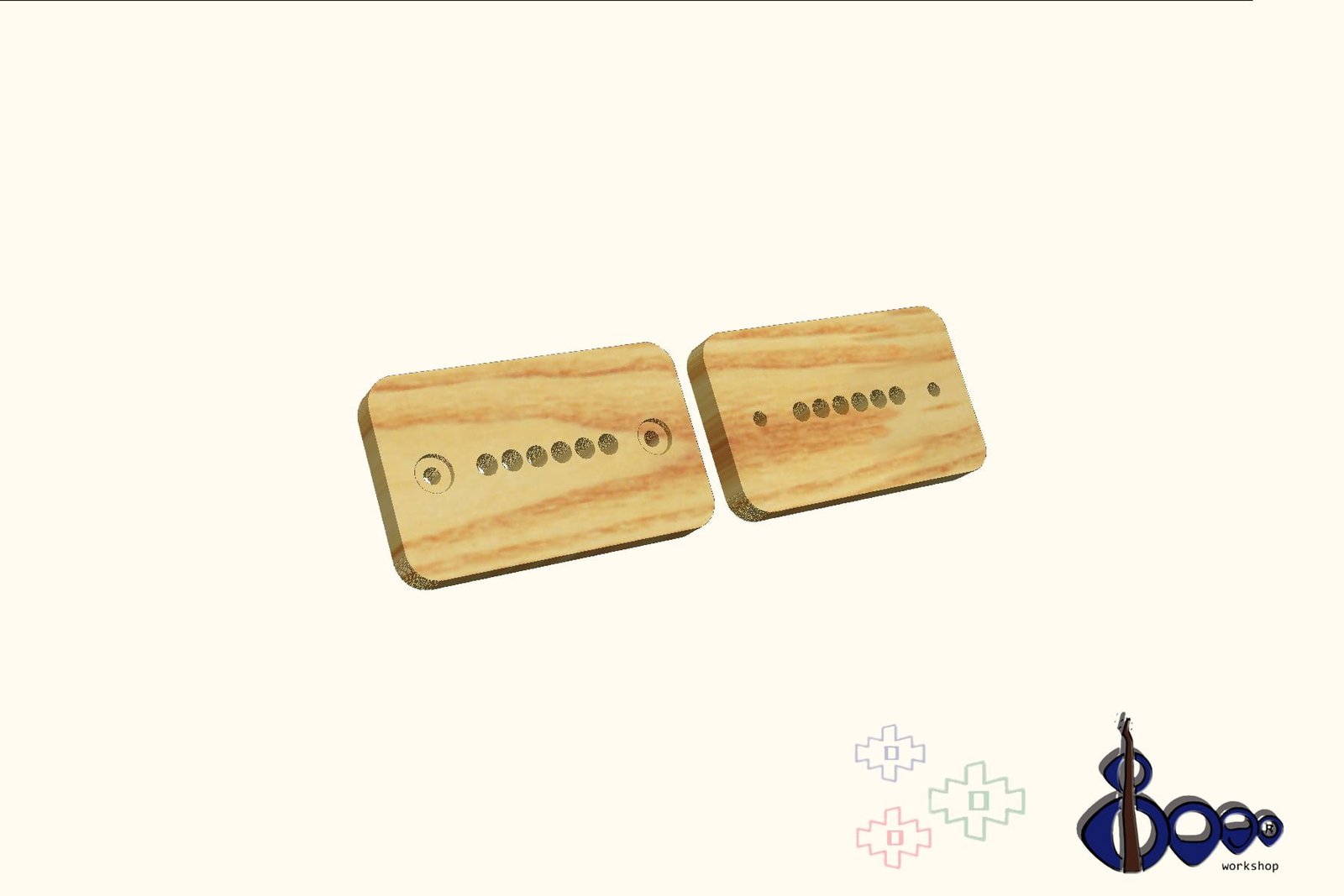Ferrule drilling template Model 1