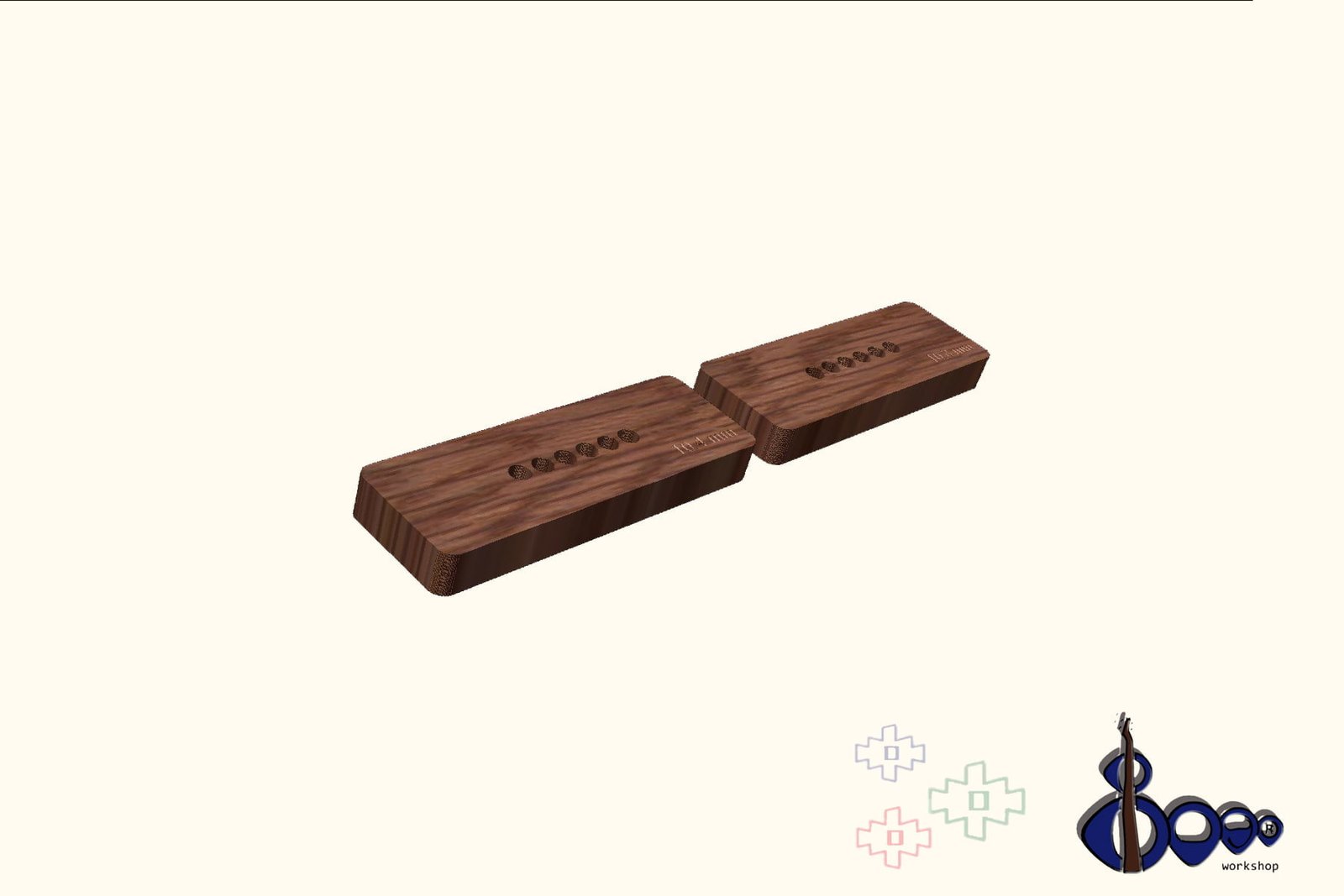 Ferrule drilling template Model 2