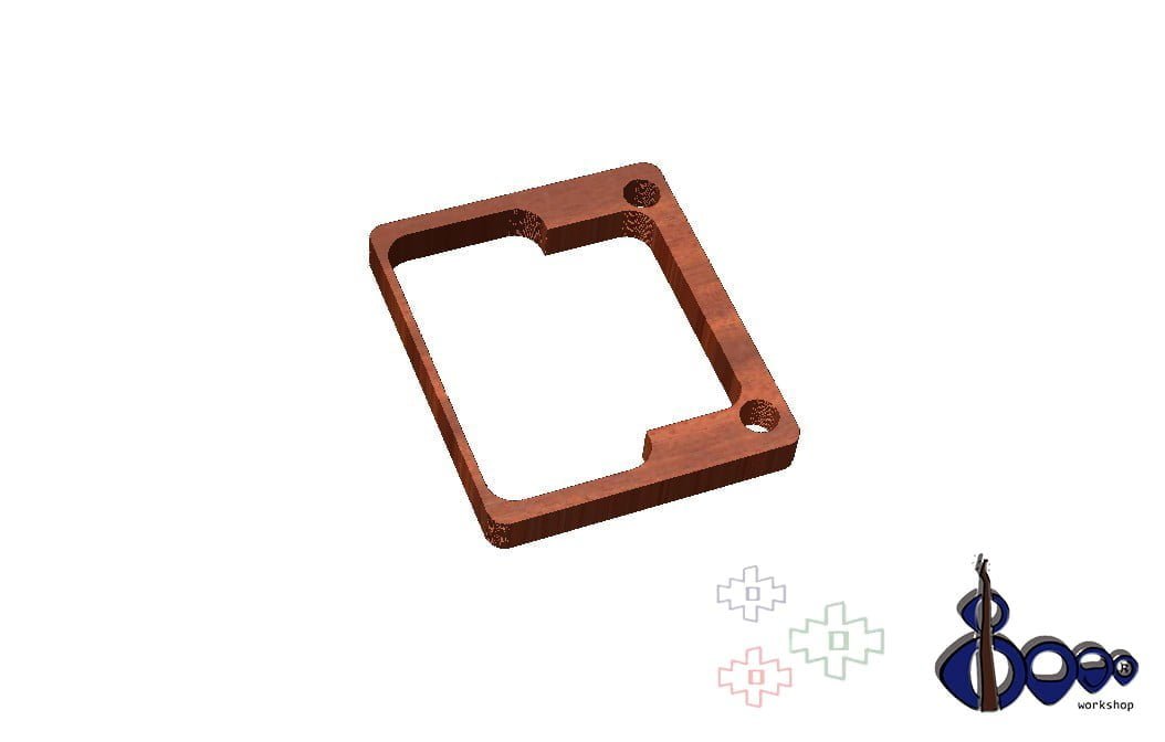 Floyd Rose Routing Template Set 4 Floyd Rose Routing Template Set 4