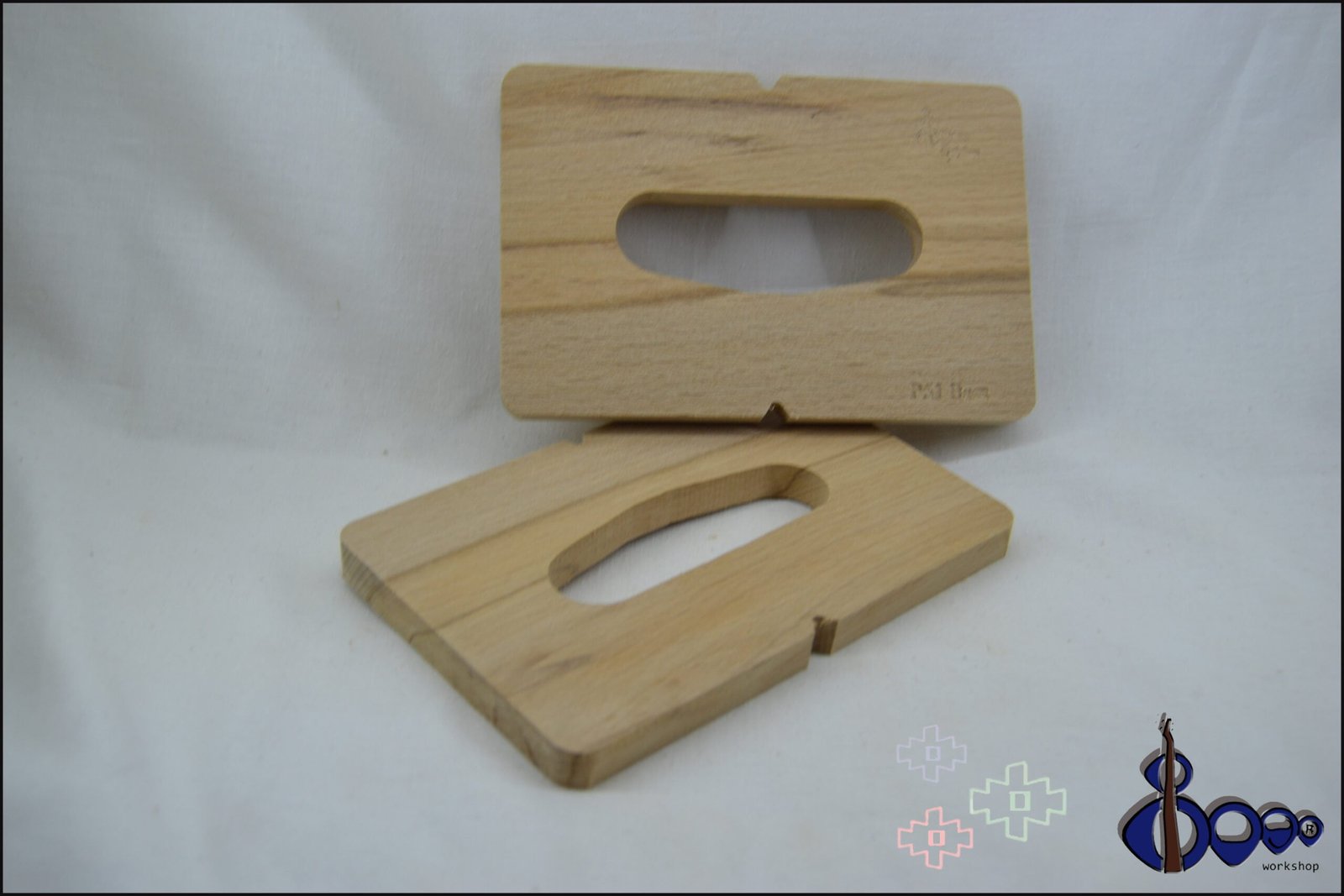 P51 bass pickup routing template