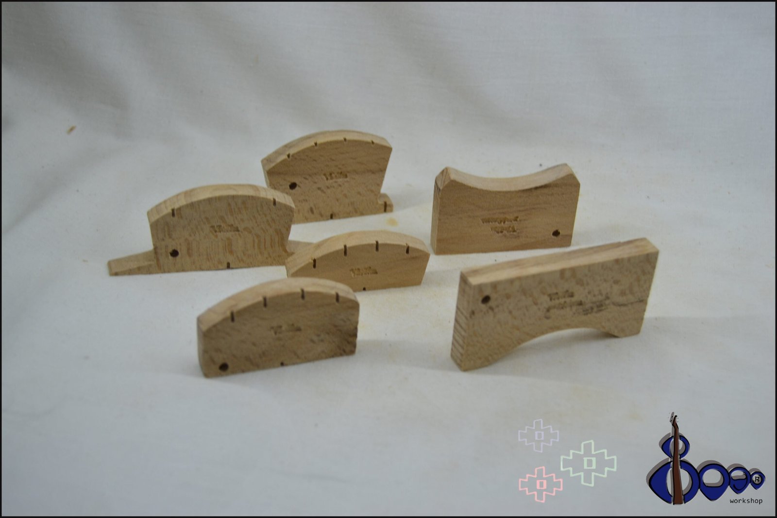 Templates set for violin, viola