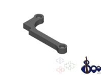 Thumb rest for Fender Jazz 4 post 2010 (M-3)