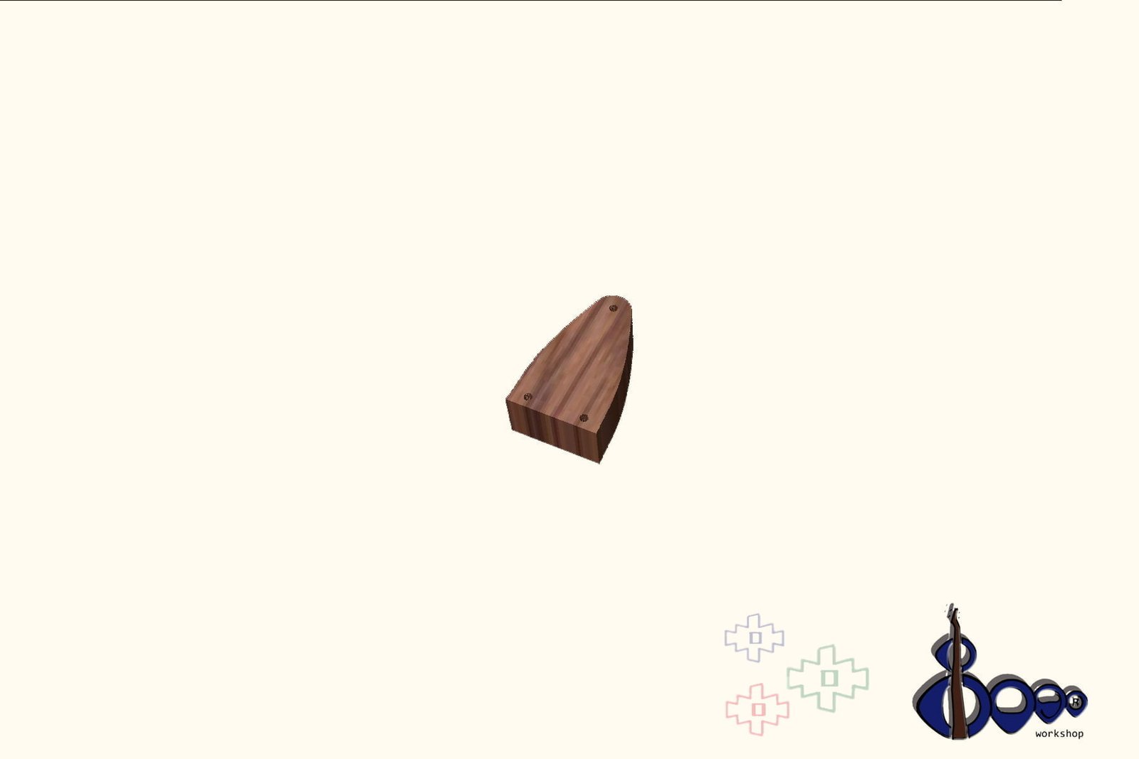 Truss rod cover Model 6