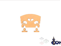 7/8 adjustable violin bridge