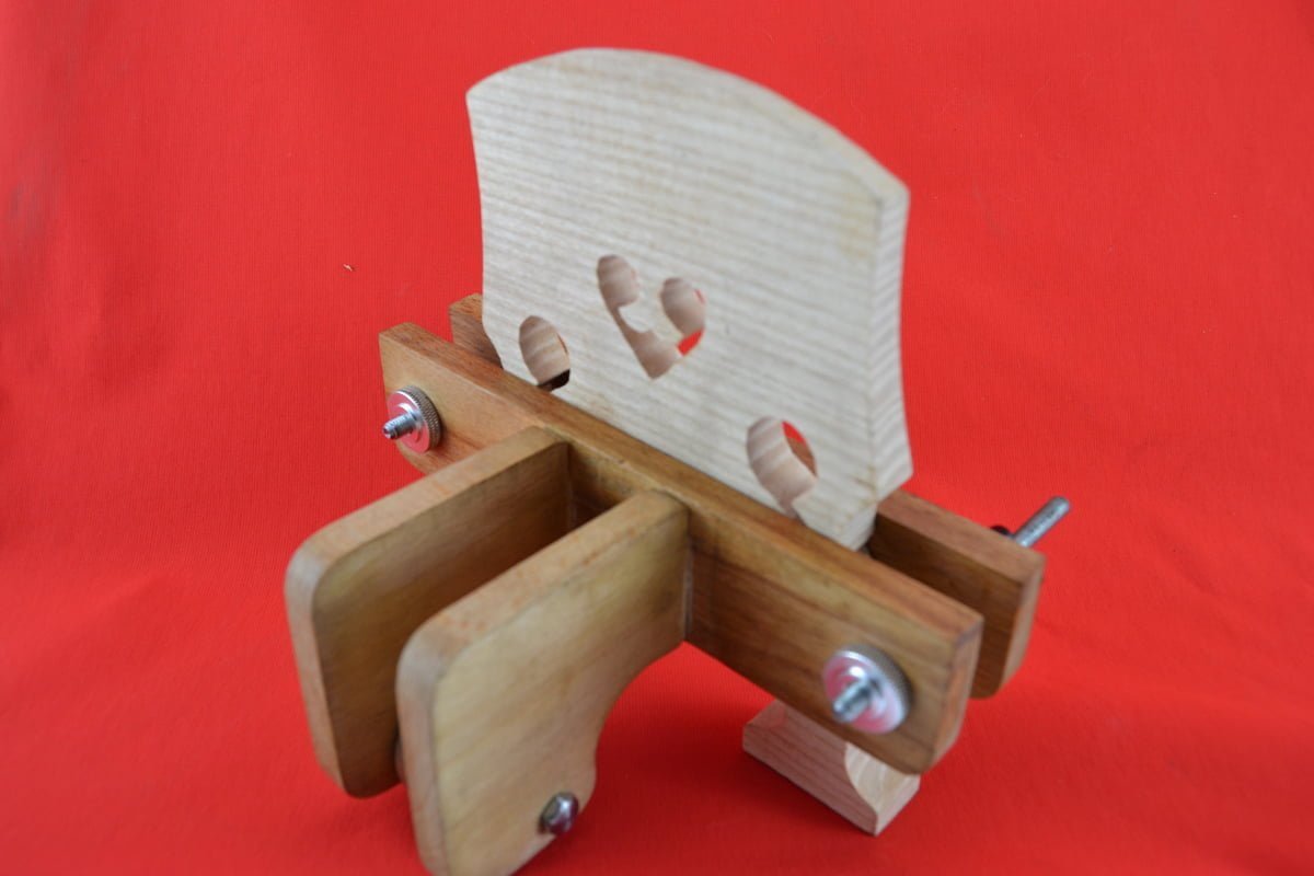 Wooden - Double bass bridge setup tool